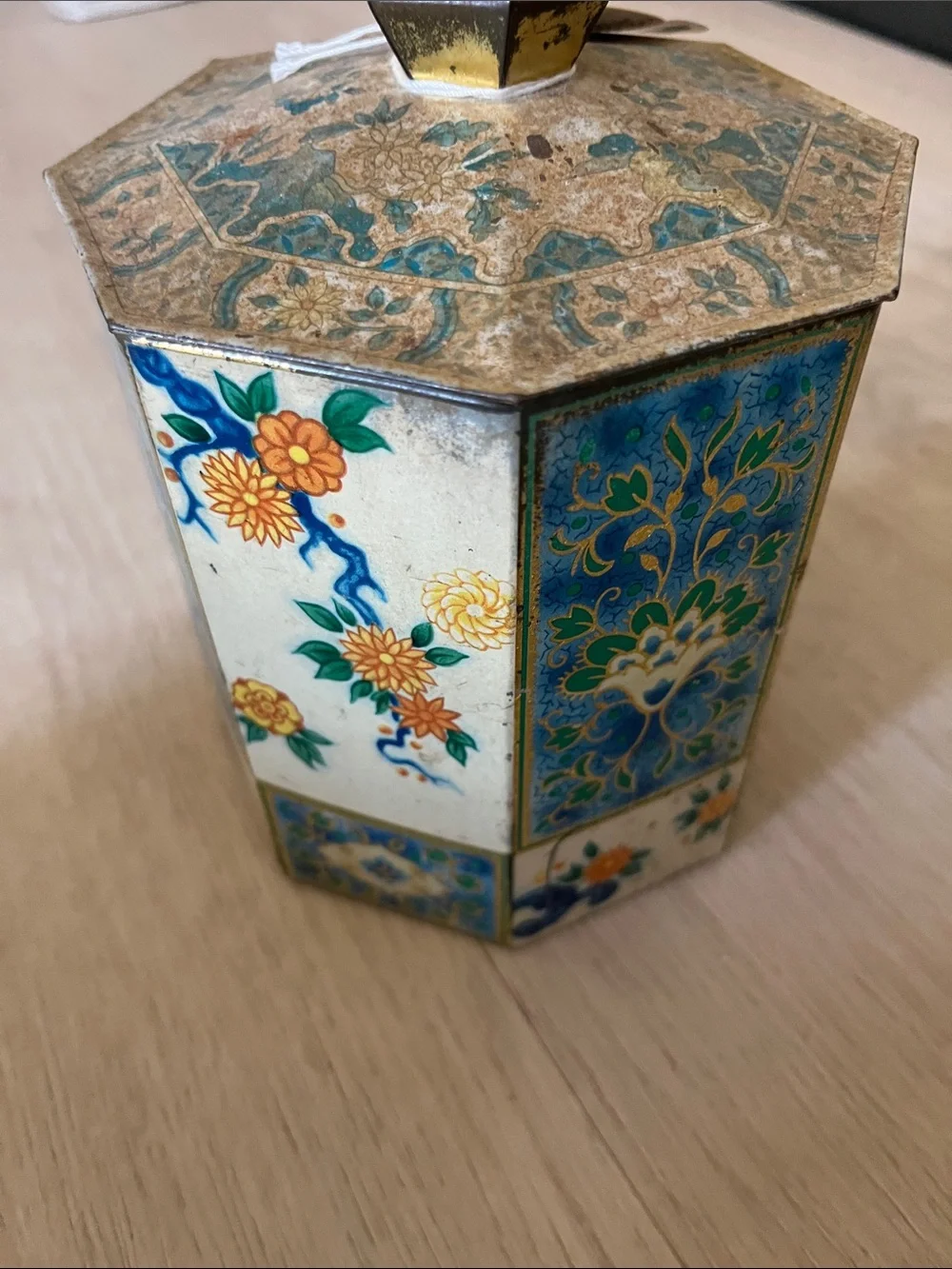 mansfield england co hexagonal enamel